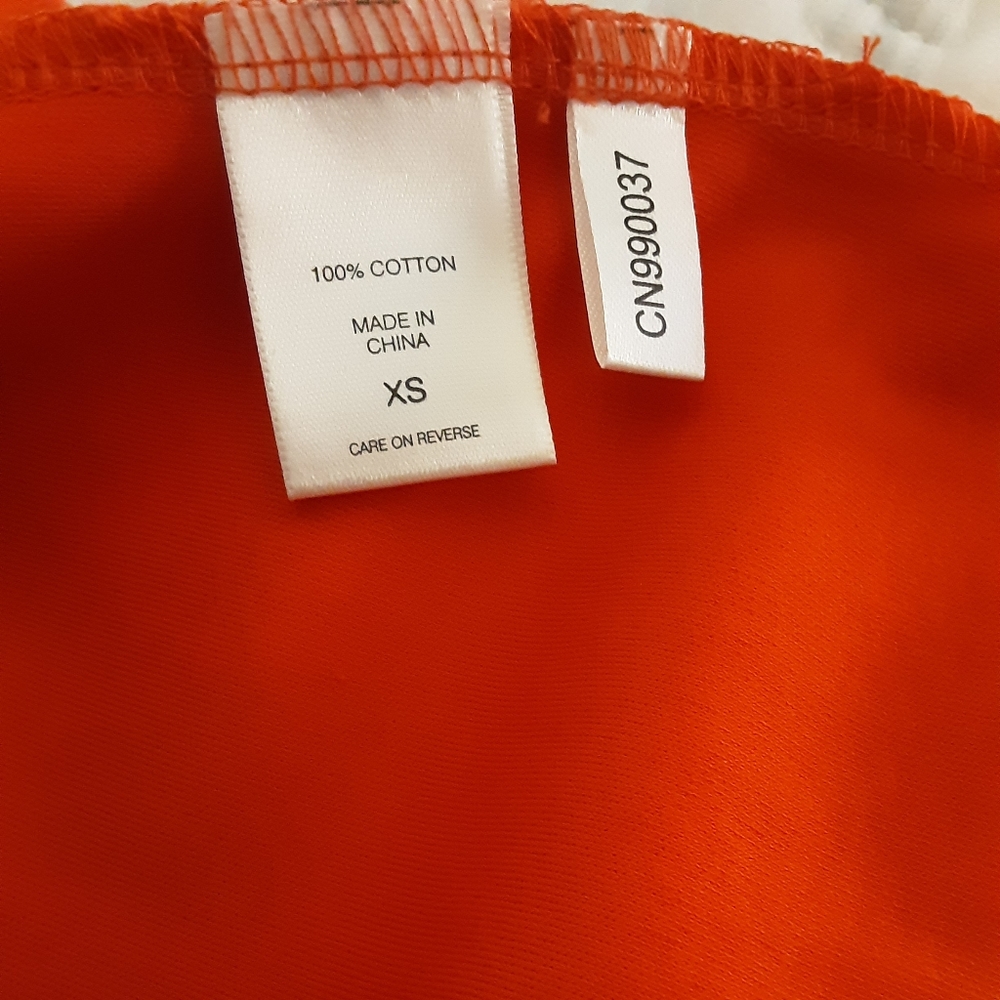 New York and Company Orange fit and flare Dress - Picture 5 of 5